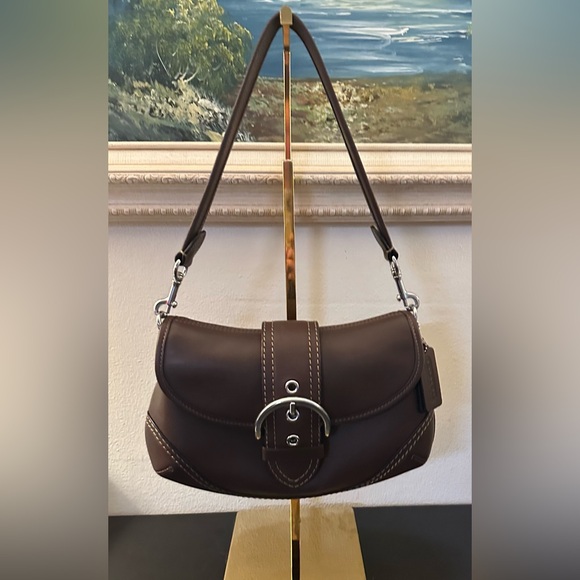 COACH Soho Brown THE SOHO FLAP Limited Re-Edition - Picture 5 of 8